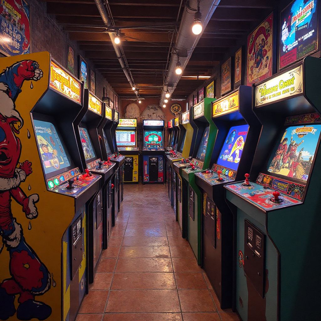 Retro Arcade Area